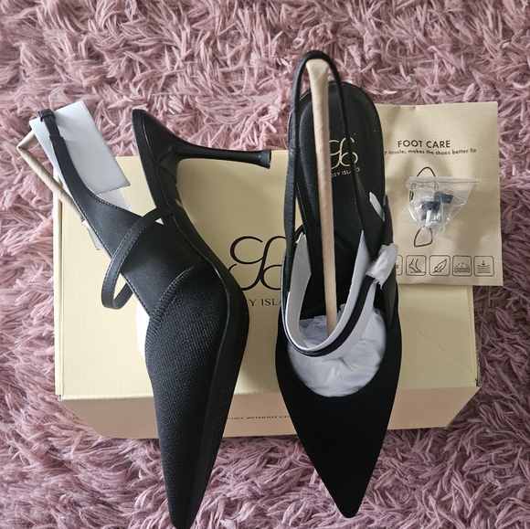 StrikeStep Elegant Stiletto Heeled Slingback MoonNight - Picture 6 of 6